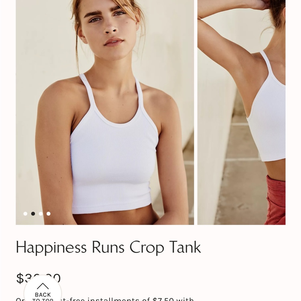 Free people set of 2 ranks one black one white